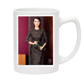 Olivia Wilde 14oz White Statesman Mug