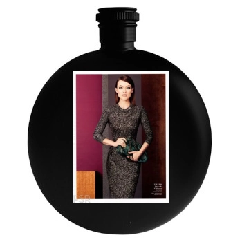 Olivia Wilde Round Flask