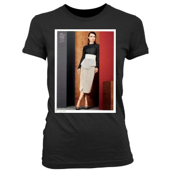 Olivia Wilde Women's Junior Cut Crewneck T-Shirt