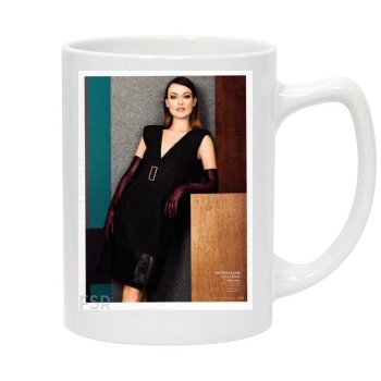 Olivia Wilde 14oz White Statesman Mug