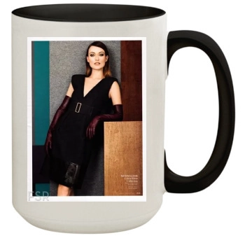 Olivia Wilde 15oz Colored Inner & Handle Mug