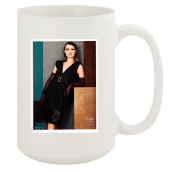 Olivia Wilde 15oz White Mug