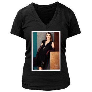 Olivia Wilde Women's Deep V-Neck TShirt