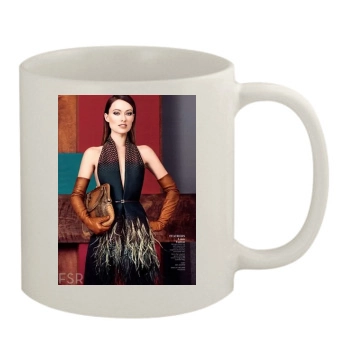 Olivia Wilde 11oz White Mug