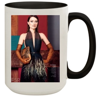 Olivia Wilde 15oz Colored Inner & Handle Mug