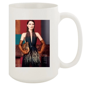 Olivia Wilde 15oz White Mug