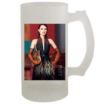 Olivia Wilde 16oz Frosted Beer Stein