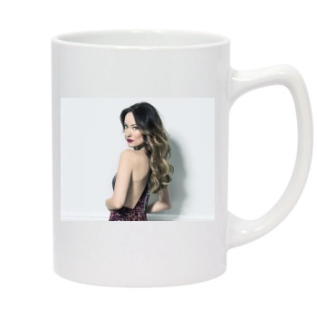 Olivia Wilde 14oz White Statesman Mug