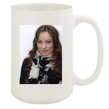 Olivia Wilde 15oz White Mug