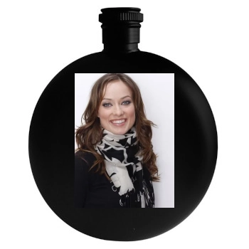 Olivia Wilde Round Flask