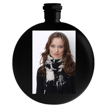 Olivia Wilde Round Flask