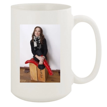 Olivia Wilde 15oz White Mug