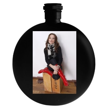 Olivia Wilde Round Flask