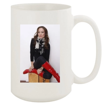 Olivia Wilde 15oz White Mug