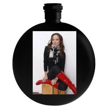 Olivia Wilde Round Flask