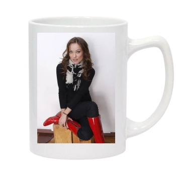 Olivia Wilde 14oz White Statesman Mug