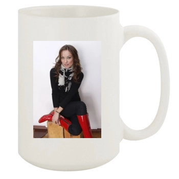 Olivia Wilde 15oz White Mug