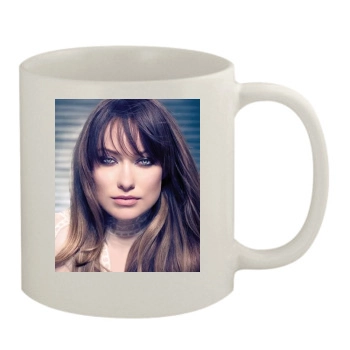 Olivia Wilde 11oz White Mug