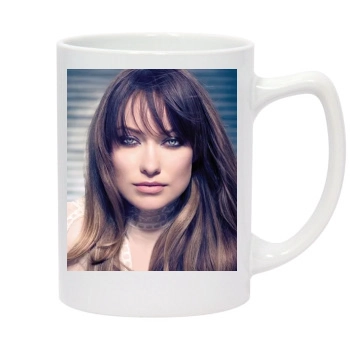 Olivia Wilde 14oz White Statesman Mug