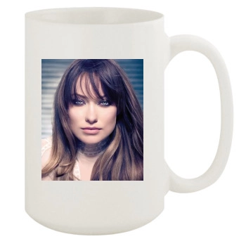 Olivia Wilde 15oz White Mug