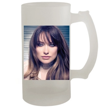 Olivia Wilde 16oz Frosted Beer Stein