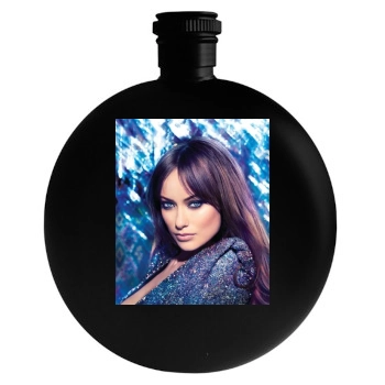 Olivia Wilde Round Flask