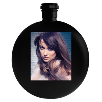 Olivia Wilde Round Flask