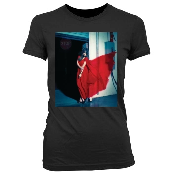 Olivia Wilde Women's Junior Cut Crewneck T-Shirt