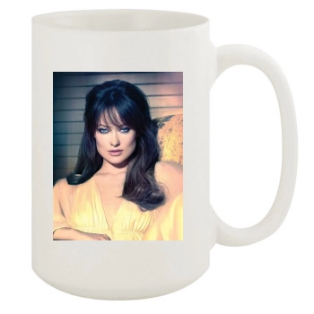 Olivia Wilde 15oz White Mug