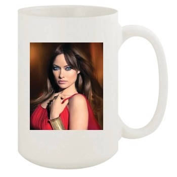 Olivia Wilde 15oz White Mug