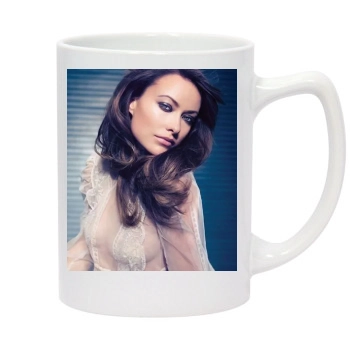 Olivia Wilde 14oz White Statesman Mug