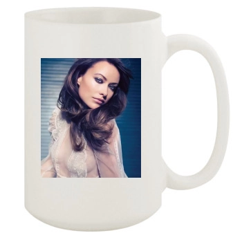 Olivia Wilde 15oz White Mug