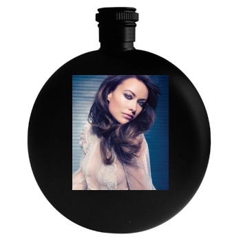 Olivia Wilde Round Flask