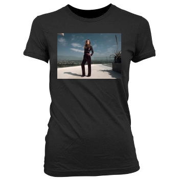 Olivia Wilde Women's Junior Cut Crewneck T-Shirt