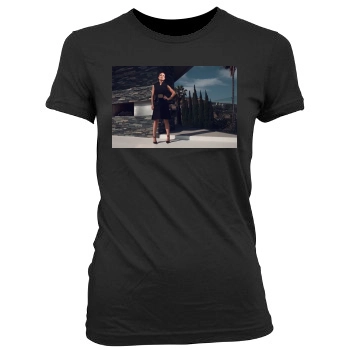 Olivia Wilde Women's Junior Cut Crewneck T-Shirt