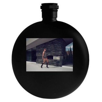 Olivia Wilde Round Flask