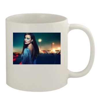 Olivia Wilde 11oz White Mug