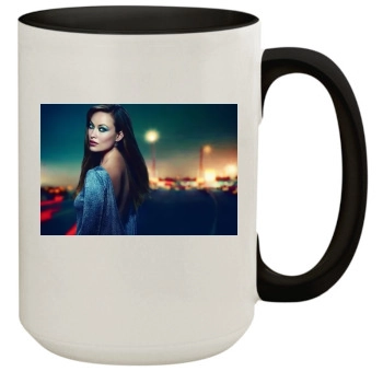 Olivia Wilde 15oz Colored Inner & Handle Mug