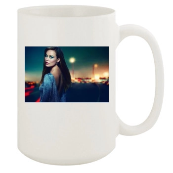 Olivia Wilde 15oz White Mug