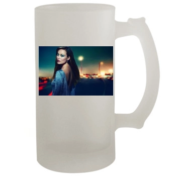 Olivia Wilde 16oz Frosted Beer Stein