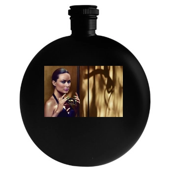 Olivia Wilde Round Flask