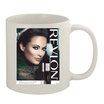 Olivia Wilde 11oz White Mug