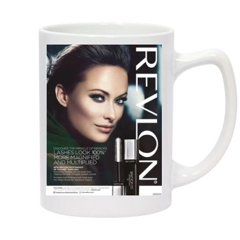 Olivia Wilde 14oz White Statesman Mug