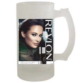 Olivia Wilde 16oz Frosted Beer Stein