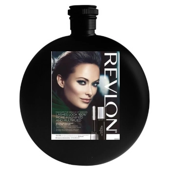 Olivia Wilde Round Flask