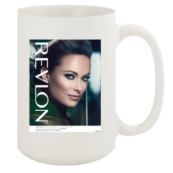 Olivia Wilde 15oz White Mug