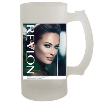 Olivia Wilde 16oz Frosted Beer Stein