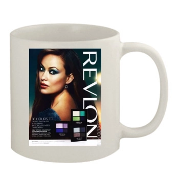 Olivia Wilde 11oz White Mug