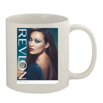 Olivia Wilde 11oz White Mug