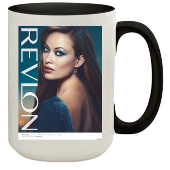 Olivia Wilde 15oz Colored Inner & Handle Mug